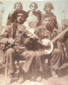 Photo of Bluegrass band, ca 1900
